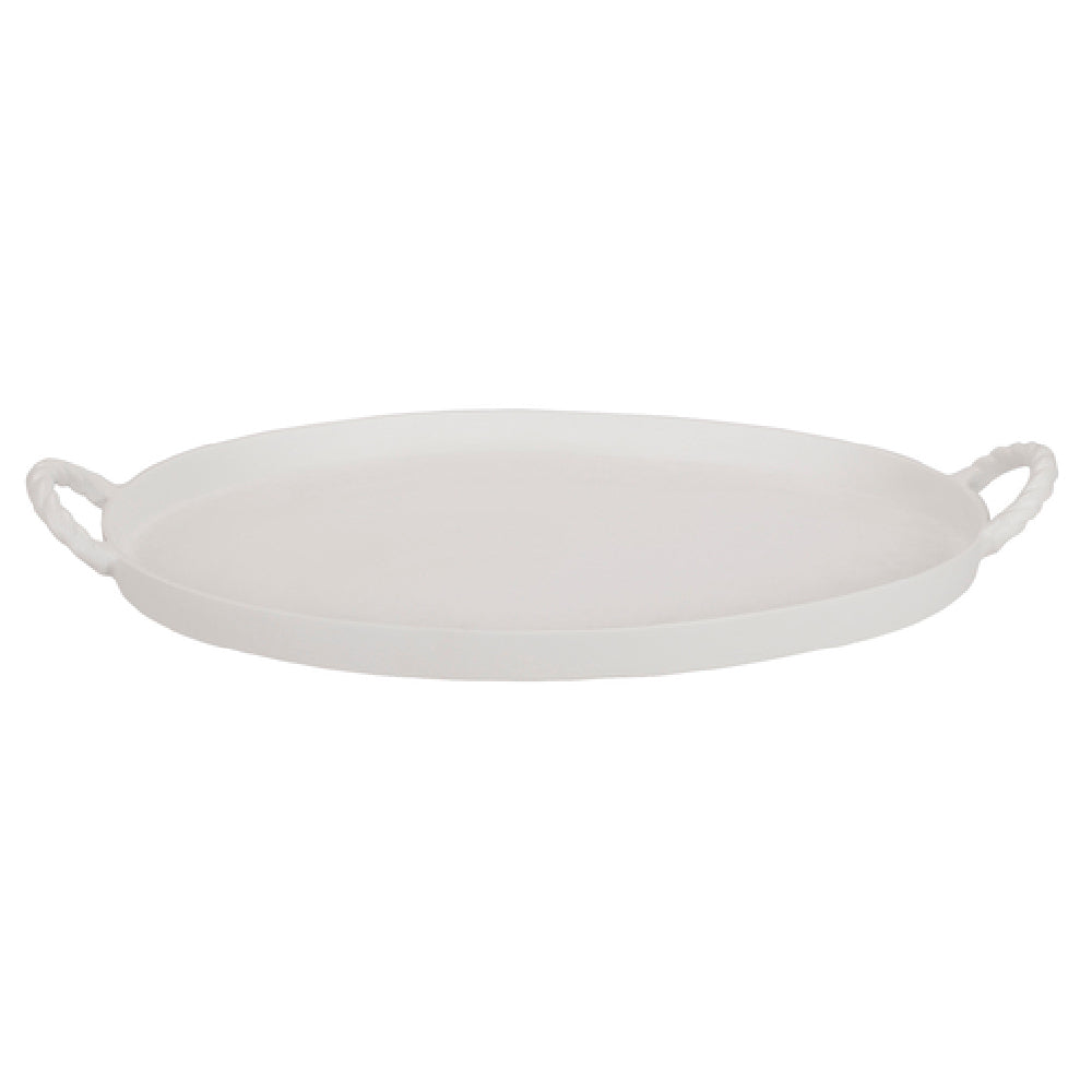 Bon Chef 80112IVY Tray 18-15/16" X 13" X 1-5/8"H Oval