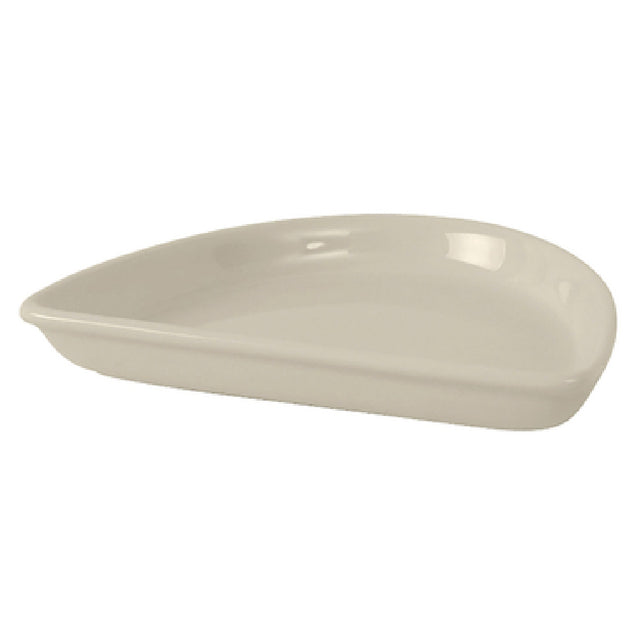 Tuxton BEZ-0702 Half Moon Dish 7" X 5" Crescent Shaped