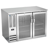 Beverage Air BB48HC-1-FG-S - Refrigerated Food Rated Back Bar Storage Cabinet, Two-section