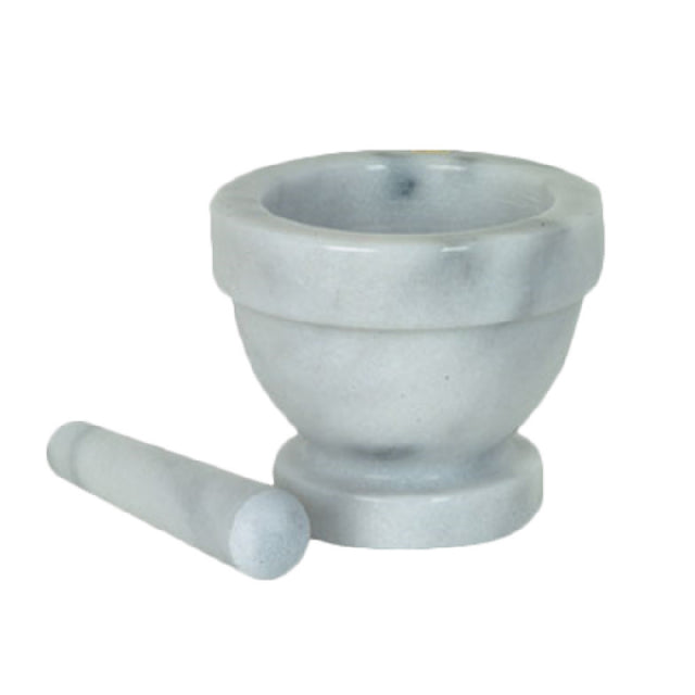 Thunder Group MRGR001 Mortar & Pestle 4" Dia. (4-1/2" X 2-5/8") Bowl Style