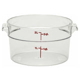 Cambro RFSCW2135 Camwear® Storage Container Round 2 Qt.
