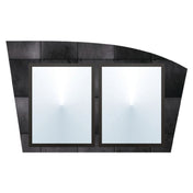 Hubert 18530 - Menu Board, 2-pocket, Wall-mount