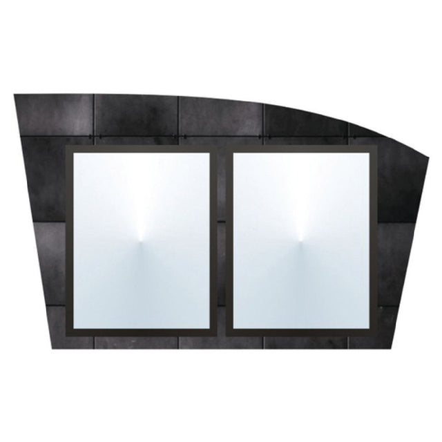 Hubert 18530 - Menu Board, 2-pocket, Wall-mount