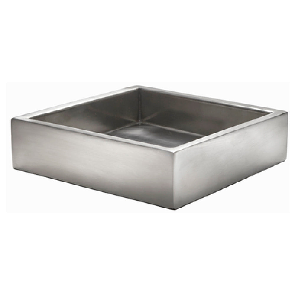 American Metalcraft SBS Crate 9-1/8"L X 9-1/8"W X 2-1/2"H Square