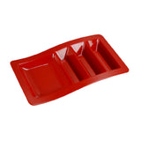Yanco ME-1765 Mexico Taco Plate 14-3/4"L X 8-3/4"W X 1-3/4"H Rectangular