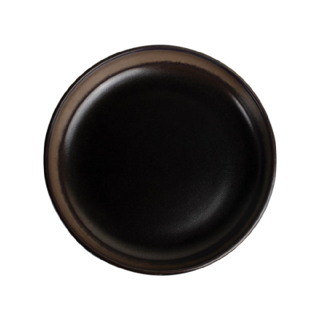 CAC China VEN-C16 Venus Coupe Plate 10 1/4" Midnight Black/desert Beige (sold By Case)