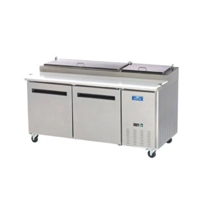 Arctic Air APP71R Pizza Prep Table Two-section 71"W