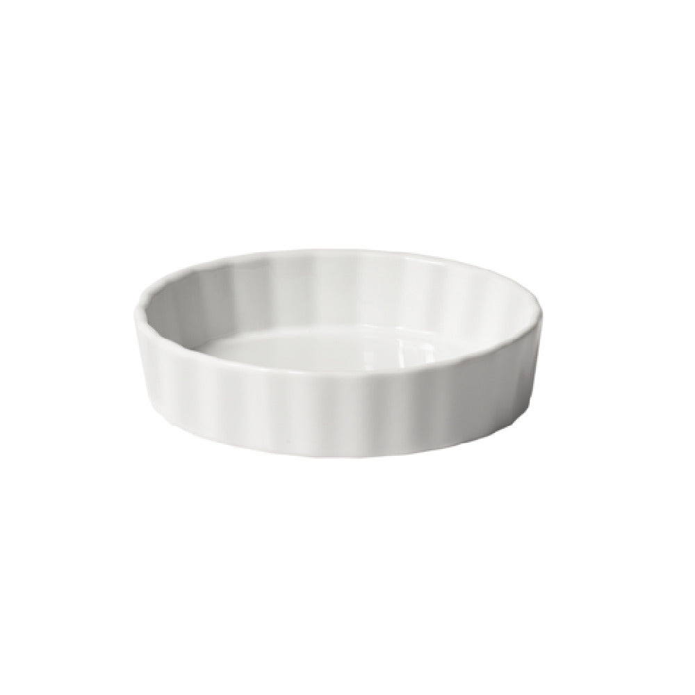 Winco QBD-55 Quiche Baking Dish 5-1/2 Oz. 5" Dia. X 1"H