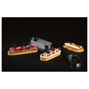 Matfer 371334 Mozaik Tartlet Mold 9-1/2"L X 1'H Oval