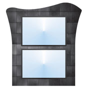 Hubert 16222 - Menu Board, 2-pocket, Wall-mount