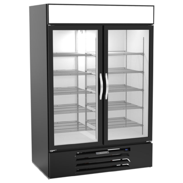Beverage Air MMR49HC-1-B MarketMax™ Refrigerated Merchandiser Reach-in Two-section