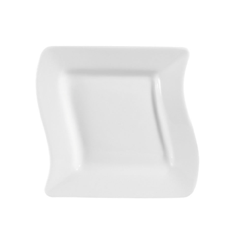 CAC China MIA-6 Miami Plate 6-3/4"L X 6-3/4"W X 1/2"H Square