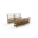 Steelite MGCMLC11BBXF - Double Bar Station, 142.0" X 29.5" X 73.0", Modular
