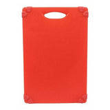 TableCraft Products CBG1218ARD - Cash & Carry Grippy Cutting Board, 12" X 18", Integrated Handle