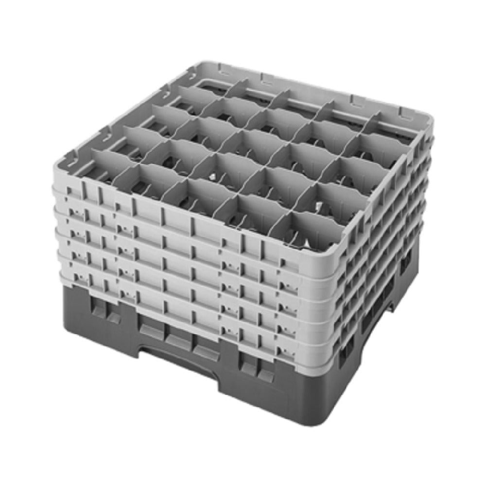 Cambro 25S1058416 Camrack® Glass Rack With (5) Soft Gray Extenders Full Size