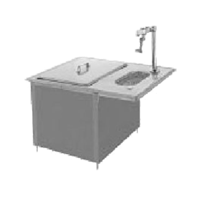 Randell 9505 Drop-In Ice & Water Unit 23-3/4"W X 20"D 44 Lb. Insulated Ice Chest