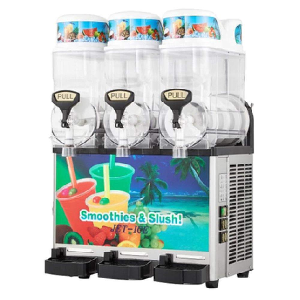 Icetro (Middleby) SSM-420 - Slush Machine/Frozen Beverage Dispenser, 23"W, (3) 3.2-gallon Transparent Bowls