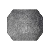 Risch TABLEMATOCT-MET 15X13 Brushed Metallic Faux-leather Table Mat (specify Color)