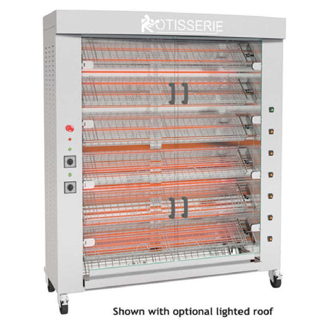 Rotisol FBS1600-6E-SS FlamBoyant SPATCHCOCK Rotisserie Oven Electric Floor Model