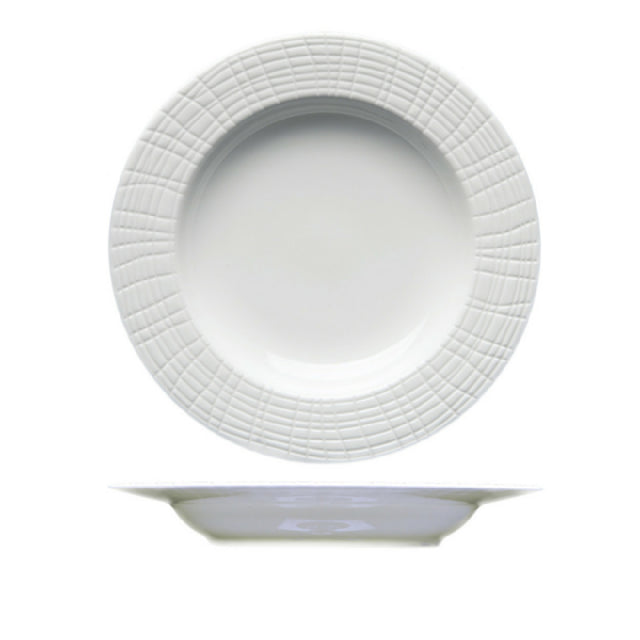 Fortessa HBW-TELA-976 Tela Rimmed Soup Plate 9" (23cm) Dishwasher Safe