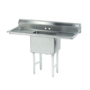 Advance Tabco FC-1-1818-18RL-X Special Value Fabricated Sink 1-compartment 18" Right & Left Drainboards