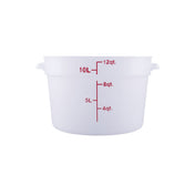 CAC China FS2P-12T Food Storage Container 12 Qt. Round