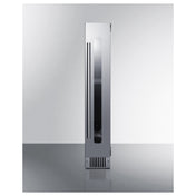 Summit SWC008SS - Undercounter Wine Cellar, 6" Wide, Built-in