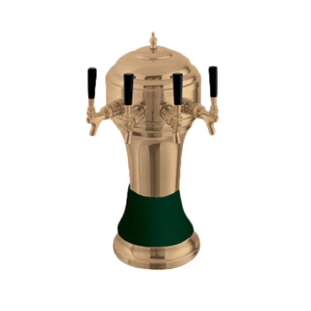 Perlick 4056GR4B Roma Draft Beer Tower Countertop 8-1/8" Diameter X 20-1/2"H