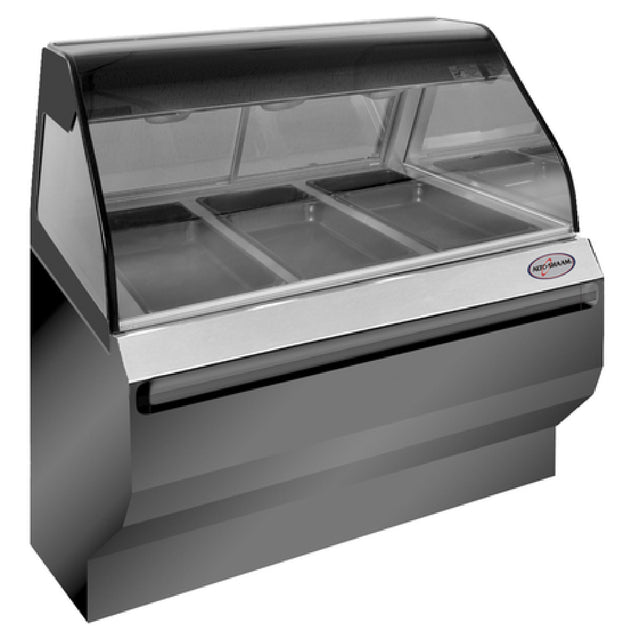 Alto Shaam ED2SYS-48/P-SS Halo Heat® Heated Display Case With European Style Base