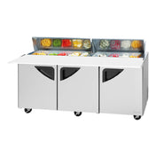 Turbo Air TST-72SD-18-N Super Deluxe Sandwich/Salad Unit Three-section 23 Cu. Ft.