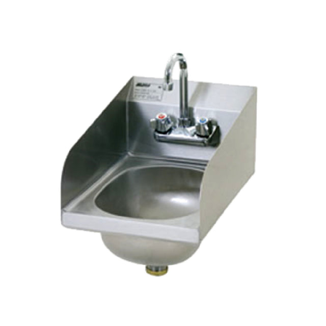 Eagle HSAN-10-F-LRS-2X Hand Sink Wall Mount 9-3/4" X 13-1/2" X 6-3/4" Deep Bowl