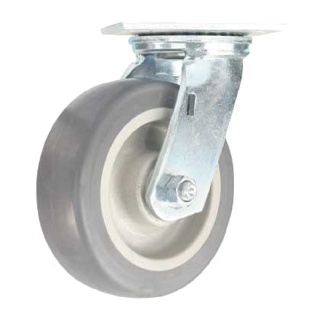 Forbes Industries 1623-S 6" Heavy Duty Grey Wheel (6" X 2" Poly-Lok) With Swivel Caster For #2455