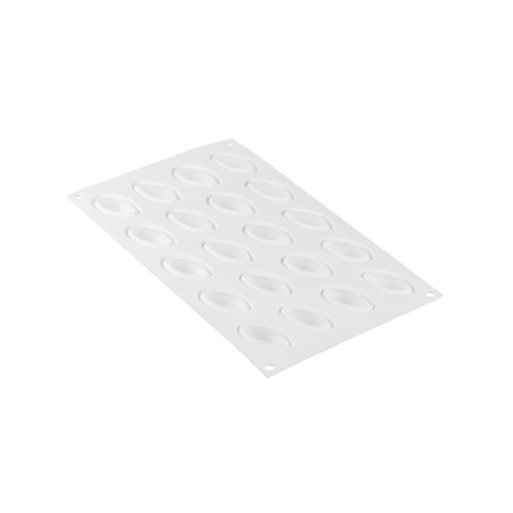 Louis Tellier CURVE QUENELLE 10 CurveFlex Baking Mold (20) Compartment 0.33 Oz