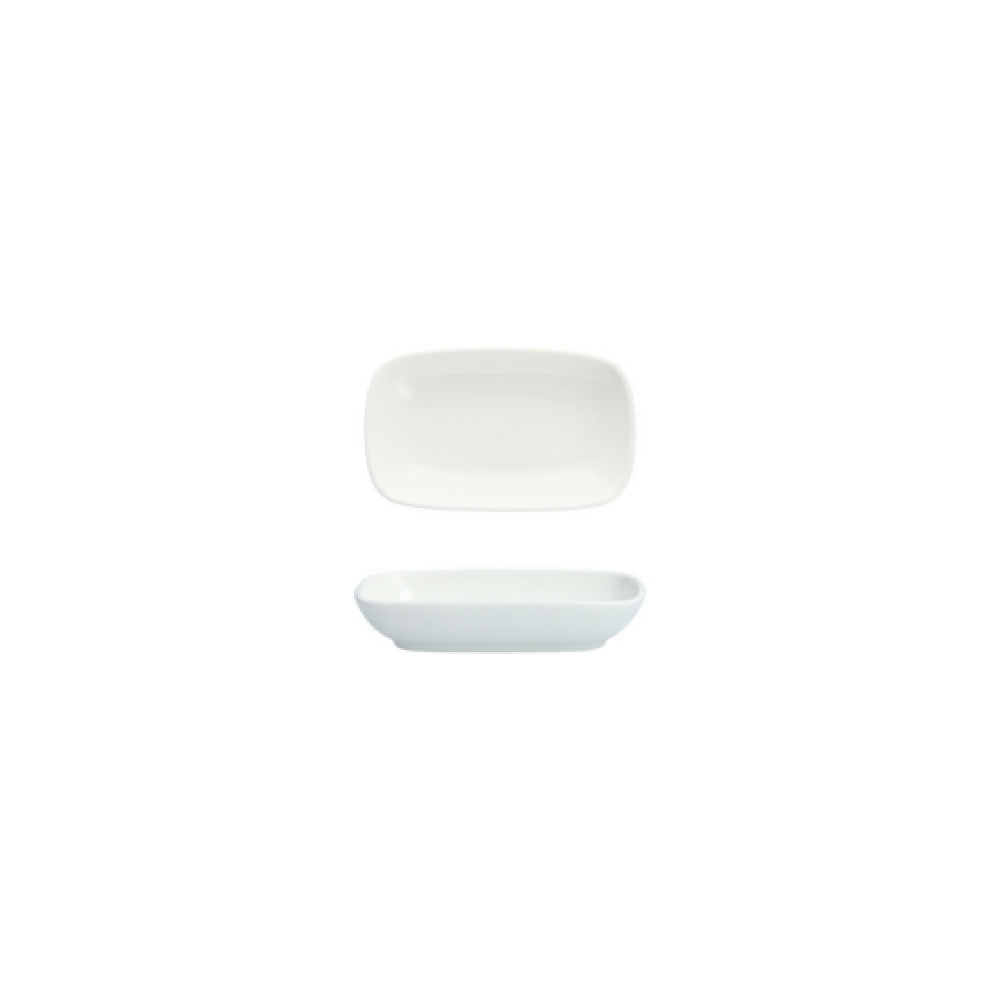 Fortessa DV.70458 Sm. Canoe Tray 5.7" X 3.5" X 1" (14.5x9x3) Single Compartments
