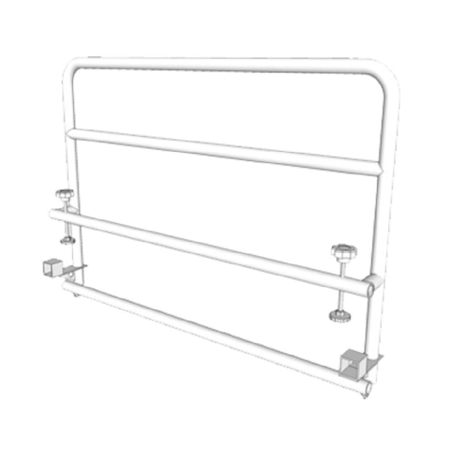 Forbes Industries 4170-4 Guard Rail 4'L X 28"H Round Steel Tube