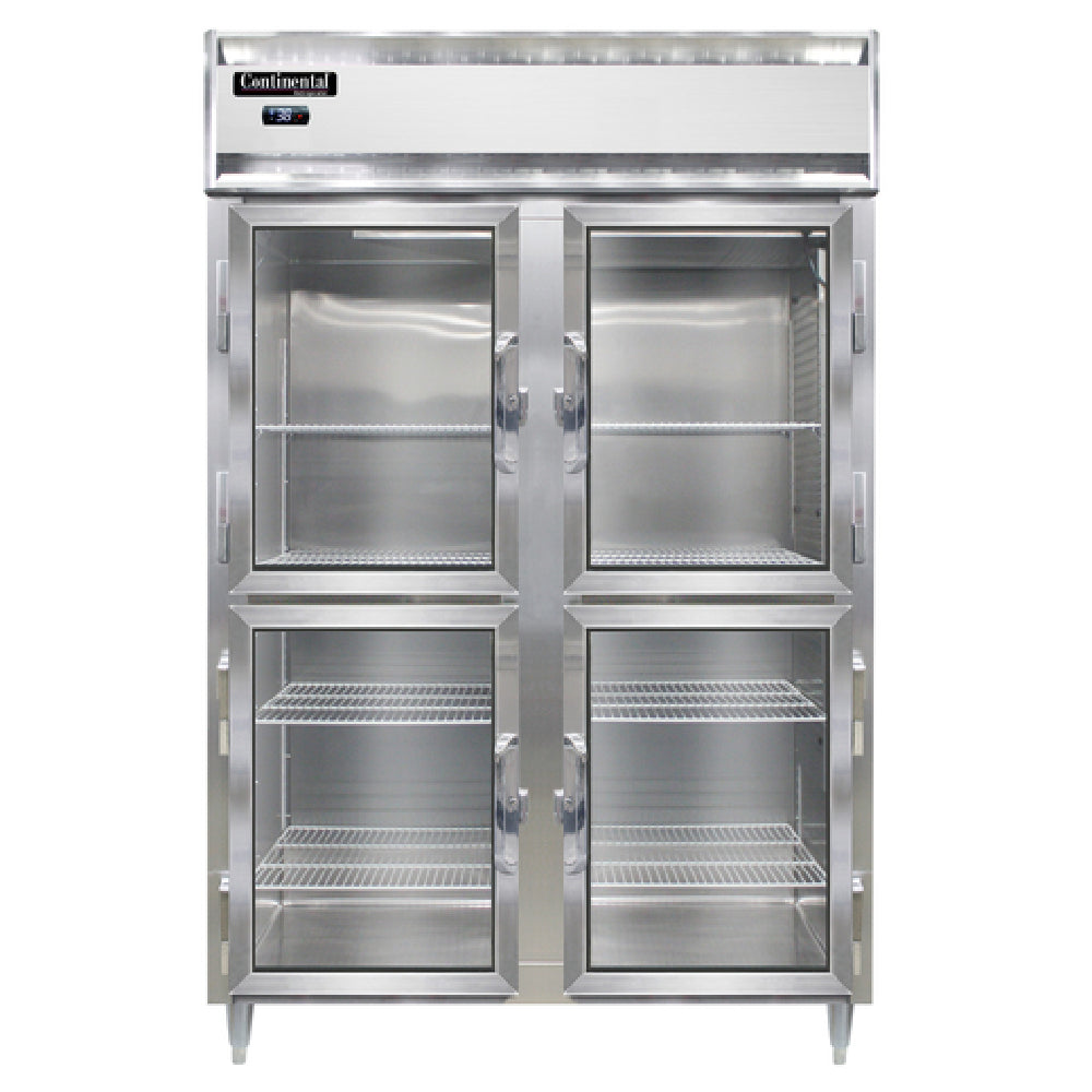 Continental Refrigerator D2RNSAGDHD Designer Line Refrigerator Reach-in Two-section