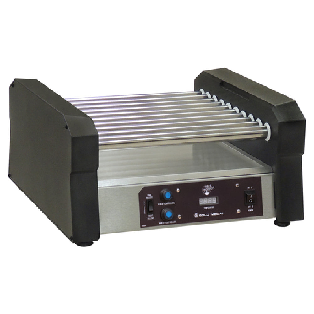 Gold Medal 8550-00-010 - Hot Diggity® Pro C Roller Grill, Compact, (10) Stainless Steel Rollers