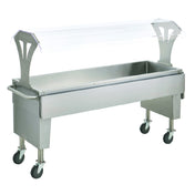 Hubert 180780 - Kratos Adjustable Salad Bar Kit, With Sneezeguard, Side Shelf