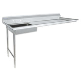 Empura EUDT72L - Soiled Dishtable, 72"W X 30"D X 41.5"H, Undercounter