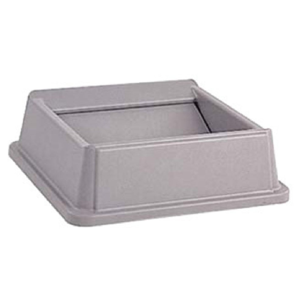 Rubbermaid FG266400GRAY Untouchable® Container Top Square 20-1/8" X 6-1/4"H