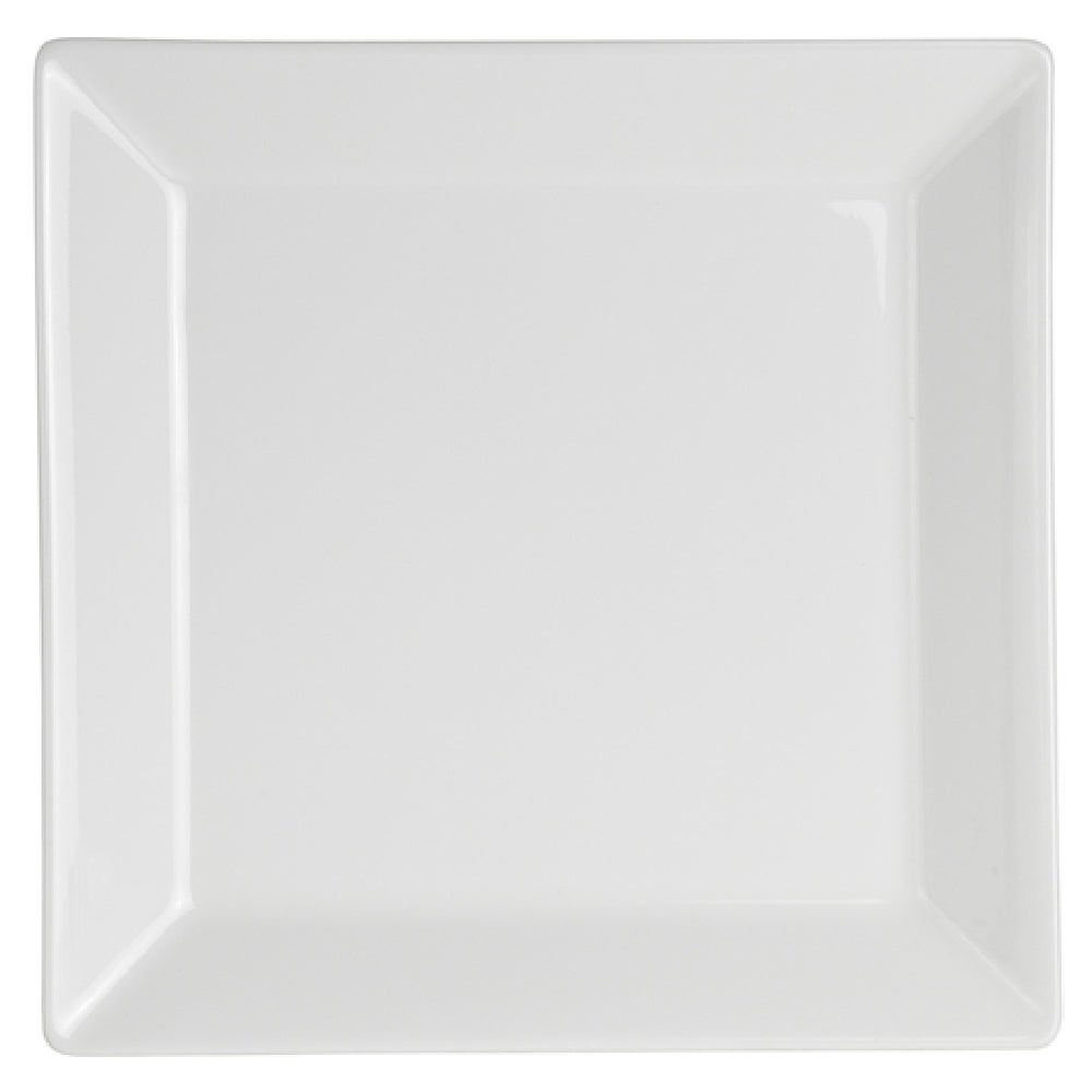 Steelite 62101ST0653 Square Rim Plate 9.875" X 9.875"Cadence Royal Porcelain