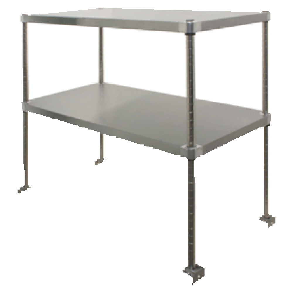 GSW USA DS-1672A Double Overshelf Adjustable 72-1/2"L X 16"W X 36"H O.A.