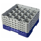 Cambro 20S800186 Camrack® Glass Rack With (4) Soft Gray Extenders Full Size