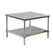 New Age Industrial 12436GSU Equipment Stand 36"W X 24"D X 24"H Removable 12 Gauge Top With Marine Edge