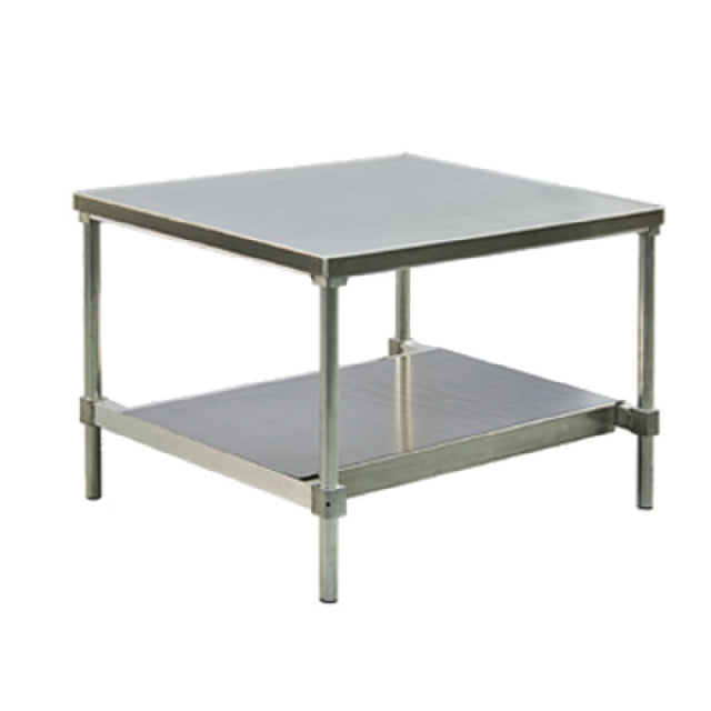 New Age Industrial 12436GSU Equipment Stand 36"W X 24"D X 24"H Removable 12 Gauge Top With Marine Edge