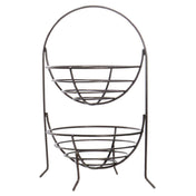 Hubert 44392 - Basket Display Stand, 2-tier, 14" X 10" X 18-1/2"H