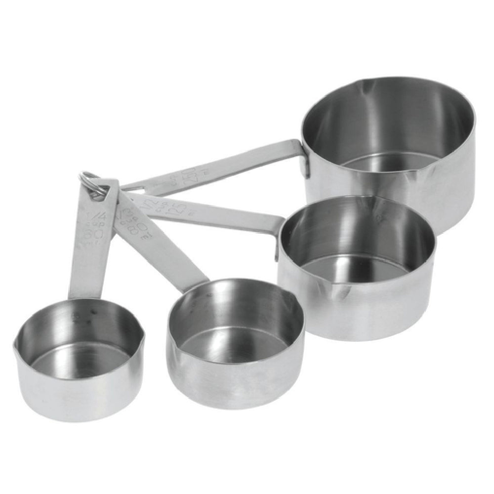 Hubert 97265 - Measuring Cup Set, 4-piece, Includes (1) Each: 1,1/2,1/3
