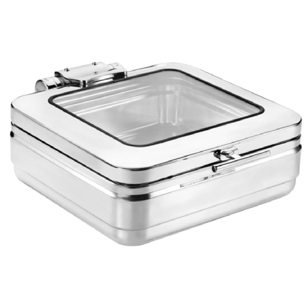 Steelite 5370S553 Square Induction Chafer 1.5 Gal 14.75" X 18.875" X 6.75"