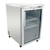 Empura E-KBB24-1G-29-S - Back Bar Cooler, 24.1"W X 29.9"D X 38.7"H, 8.1 Cu. Ft. Capacity