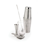 Mercer Culinary M37207 Barfly® Diamond Lattice 5-piece Cocktail Mixing Set Includes (1) Shaker Set (18 & 28 Oz Shakers)